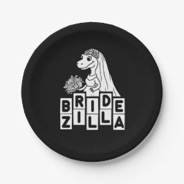  Bridezilla Wedding Bachelorette Papieren Bordje