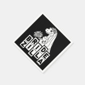  Bridezilla Wedding Bachelorette Servet (Hoek)