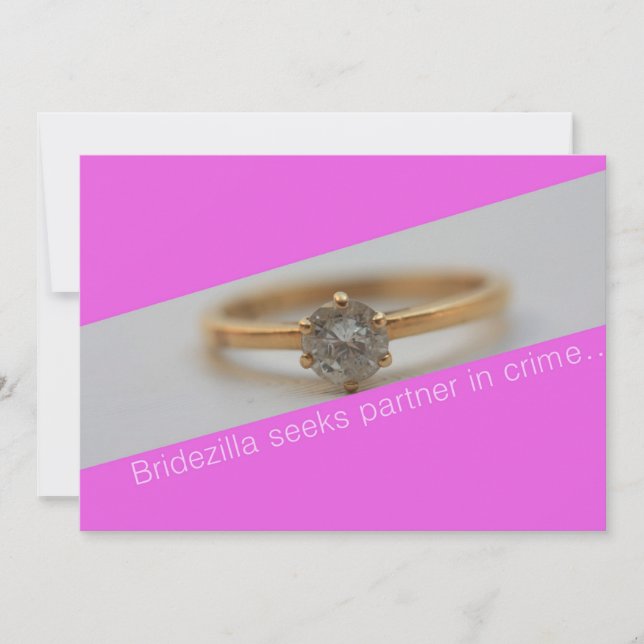 Bridezilla zoekt partner in misdaad.... (Voorkant)