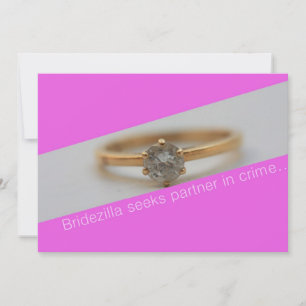 Bridezilla zoekt partner in misdaad....