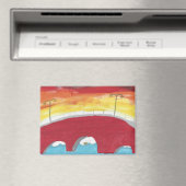 Bridge at Night Magnet (In Situ (Lave-vaisselle))