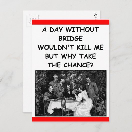 BRIDGE BRIEFKAART (Voorkant / Achterkant)