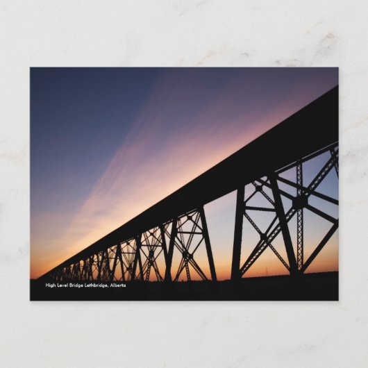 Bridge-brug op hoog niveau briefkaart (Voorkant)