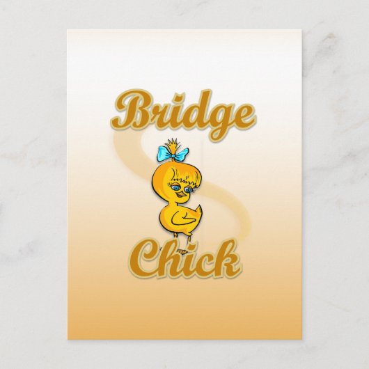 Bridge Chick Briefkaart (Voorkant)