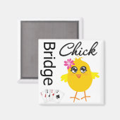 Bridge Chick Magneet (Voorkant / Achterkant)