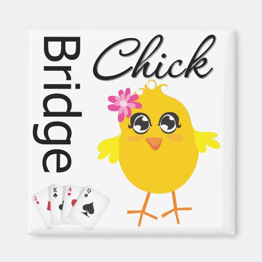 Bridge Chick Magneet (Voorkant)