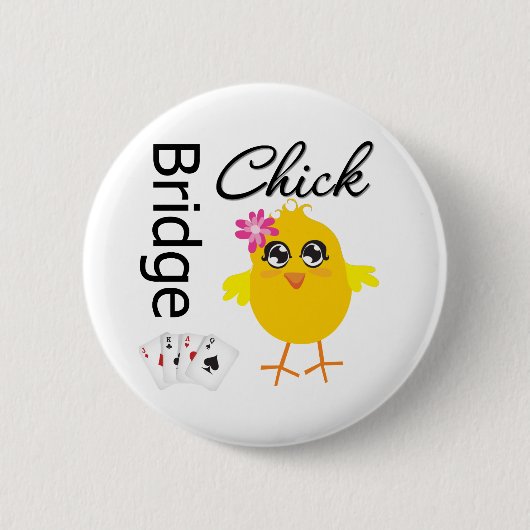 Bridge Chick Ronde Button 5,7 Cm (Voorkant)