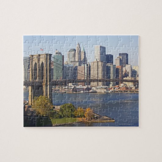 Bridge en Cityscape Legpuzzel (Horizontaal)