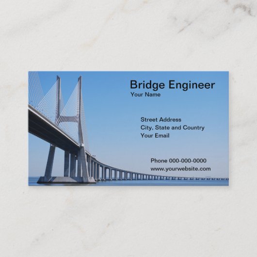 Bridge Engineer Visitekaartje (Voorkant)