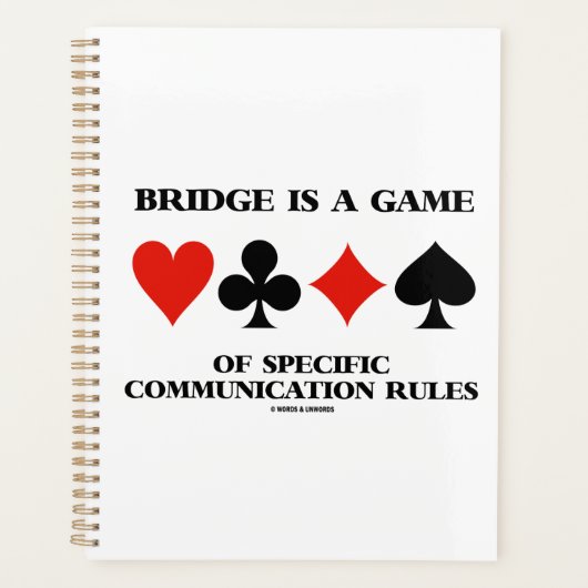 Bridge Est Un Jeu De Règles De Communication Spéci (Devant)