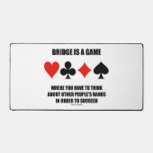 Bridge est un jeu où penser les mains des autres (Recto)