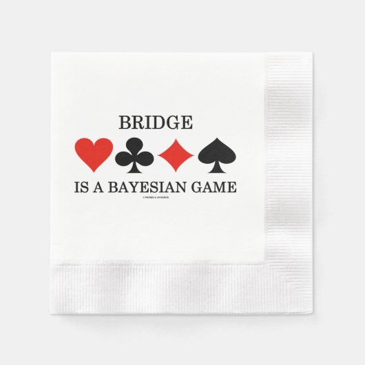 Bridge Is A Bayesian Game Four Card Suits Servet (Voorkant)