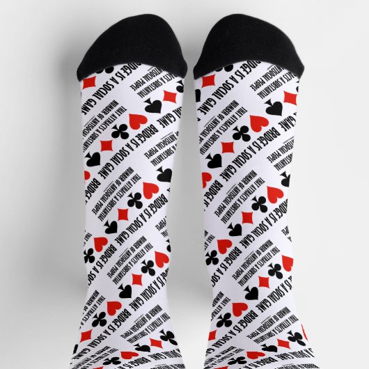 Bridge is een sociaal spelletje dat antisociale me sokken (Top)