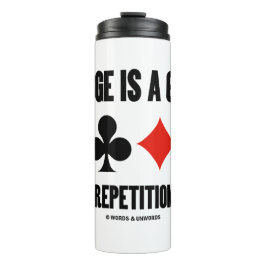 Bridge is een spel waar herhaling de sleutel is thermosbeker