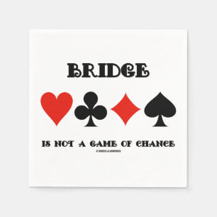Bridge is geen spelletje voor de keuze van vier ka servet