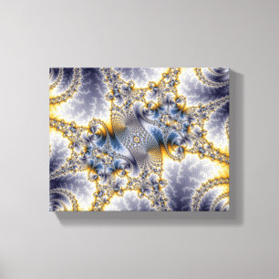 Bridge Network - Mandelbrot Fractal Art Canvas Afdruk