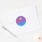 Bridge of Dreams Ronde Sticker (Envelop)