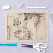 Bridge of Sighs by Louis Wain Tissuepapier (Craft)