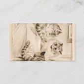 Bridge of Sighs by Louis Wain Visitekaartje (Voorkant)