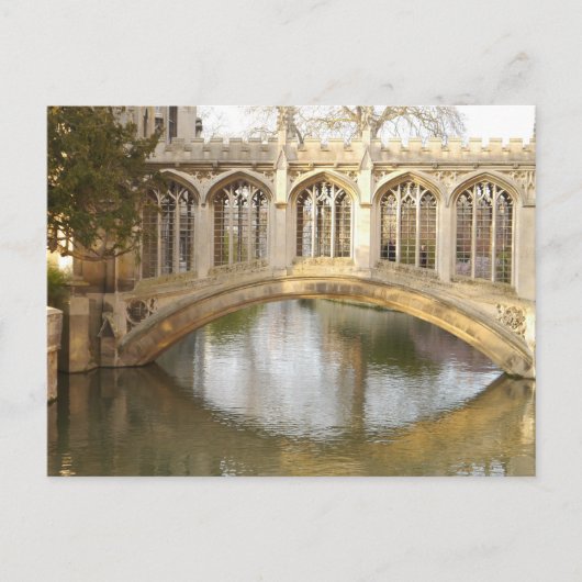 Bridge of Sighs, Cambridge, England Briefkaart (Voorkant)