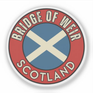 Bridge of Weir, Schotland Sticker