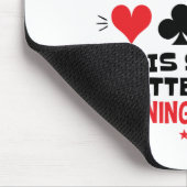 Bridge Player Funny Quote Bad Day aan Bridge Table Muismat (Hoek)