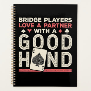 Bridge Player Joke Partner Goede Hand Planner
