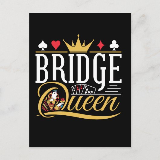 Bridge Queen Kaart Spel Vrouwen (Voorkant)