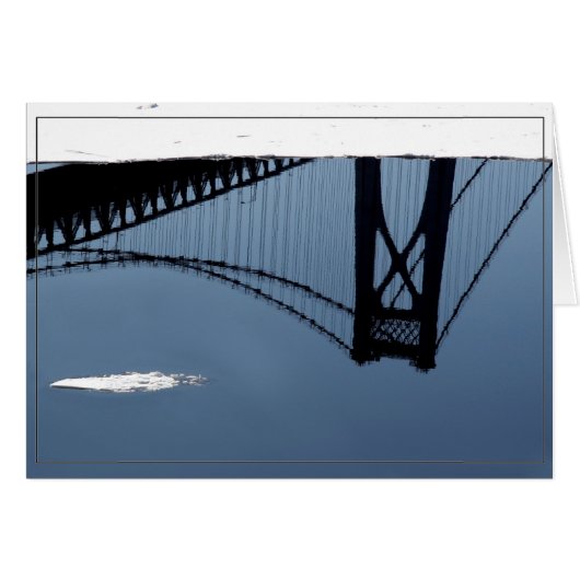 Bridge Reflection Winter (Voorkant Horizontaal)