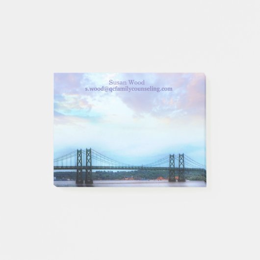 Bridge Scene Business Post-it Note (Voorkant)