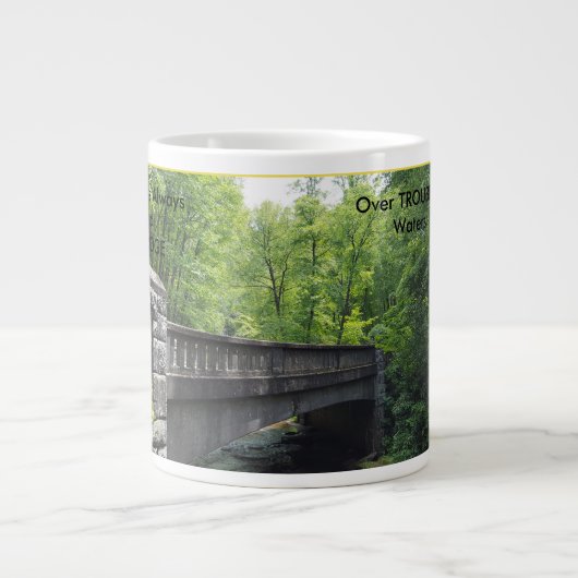 BRIDGE SCHERM MET TEKST EXTRA GROTE BEKER (Voorkant)