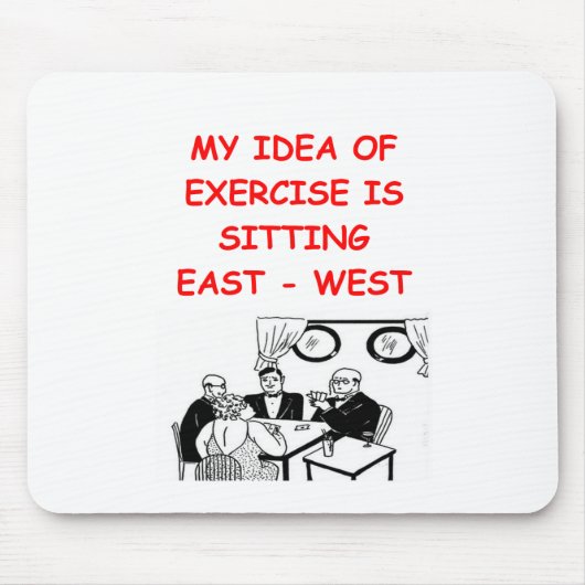 BRIDGE-speler Muismat (Voorkant)