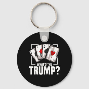 Bridge Speler Queen Card Game Liefhebber Trump Kin Sleutelhanger