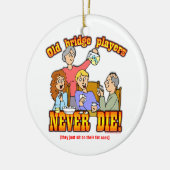 Bridge-spelers Keramisch Ornament (Links)