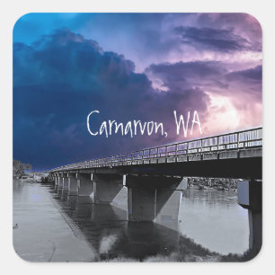 Bridge-Sticker Vierkante Sticker