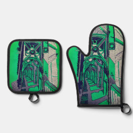 Bridge structure ovenwant & pannenlap set