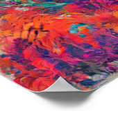 Bridge to peace an A.I.-schilderij Poster (Hoek)