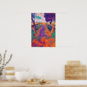 Bridge to peace an A.I.-schilderij Poster (Keuken)