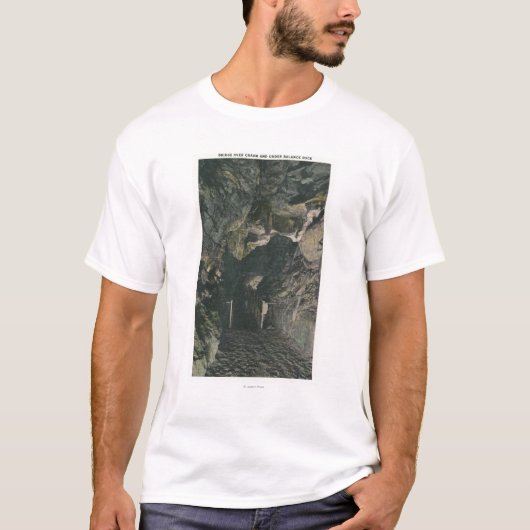 Bridge under Balance Rock Uitzicht T-shirt (Voorkant)