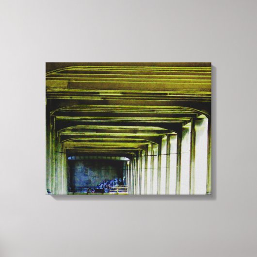Bridge up close canvas print (Voorkant)