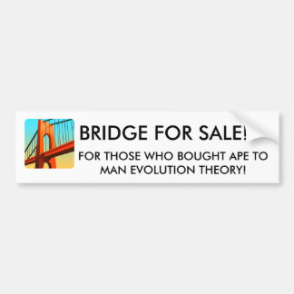 BRIDGE VOOR VERKOOP 4 BUMPERSTICKER