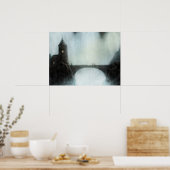 bridgefalls réunion imaginaire paysage poster (Cuisine)