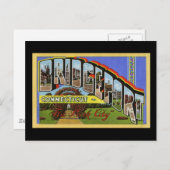 Bridgeport Connecticut Briefkaart (Voorkant / Achterkant)