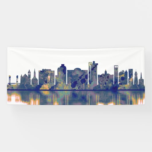 Bridgeport Skyline Spandoek (Horizontaal)