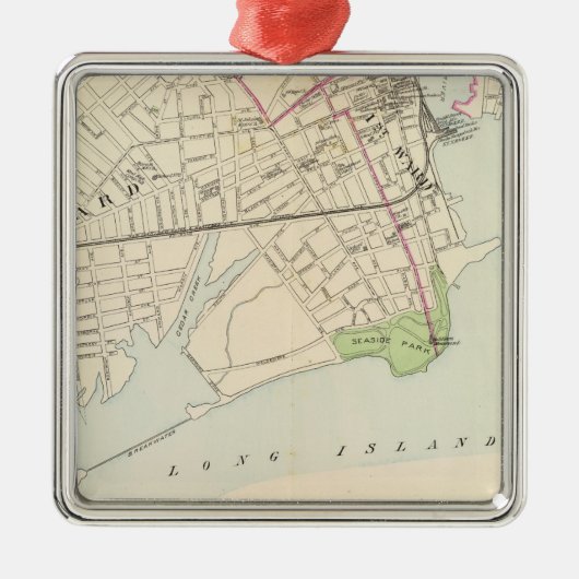 Bridgeport, zuid metalen ornament (Voorkant)