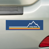 Bridger Bowl, Montana Bumpersticker (Op auto)