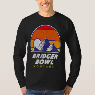 Bridger Bowl Montana USA Ski Resort BACK PRINT 1 T-shirt