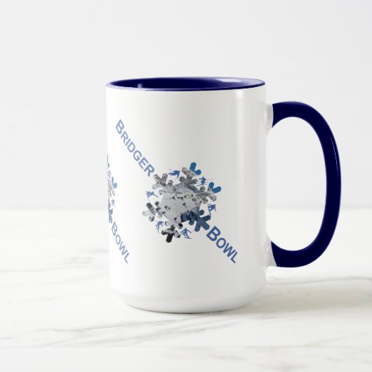 Bridger Bowl Ski Area Combo Mug 15oz (Droite)