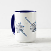 Bridger Bowl Ski Area Combo Mug 15oz (Devant gauche)