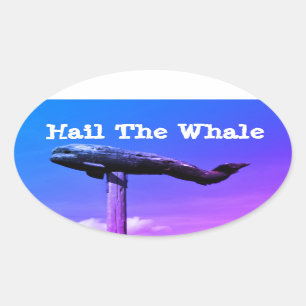 Bridger Bowl Whale Sticker